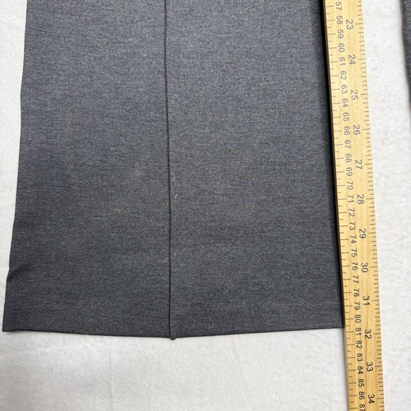 NEW QUINCE Ultra-Stretch Ponte Flare Leg Pants in Charcoal - Size Medium - Picture 5 of 7